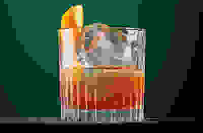 Old fashioned cocktail